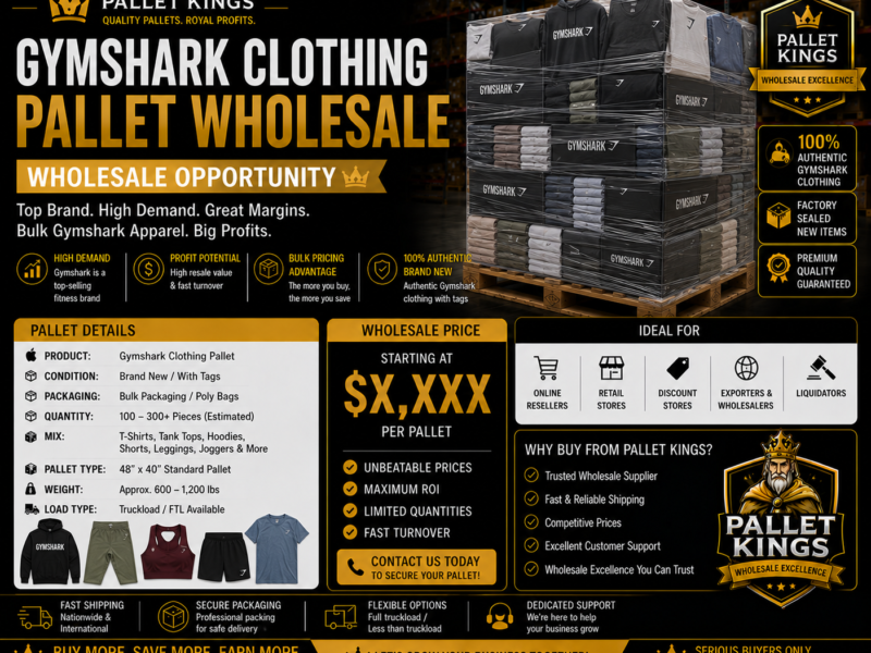 Gym Shark Clothing Pallet Wholesale