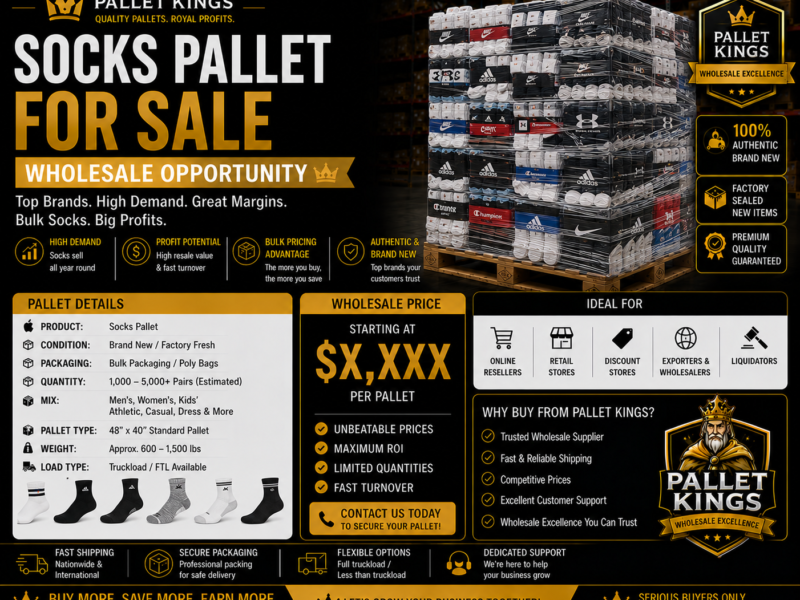 Socks Pallet For Sale β Wholesale
