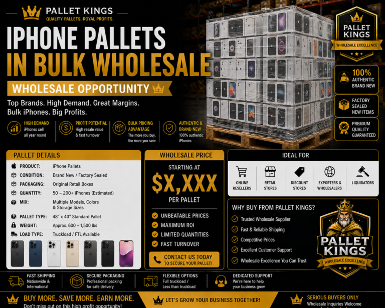 Iphone Pallets In Bulk Wholesale