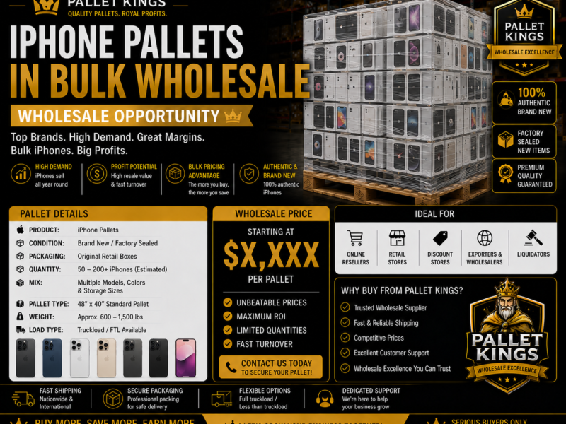 Iphone Pallets In Bulk Wholesale