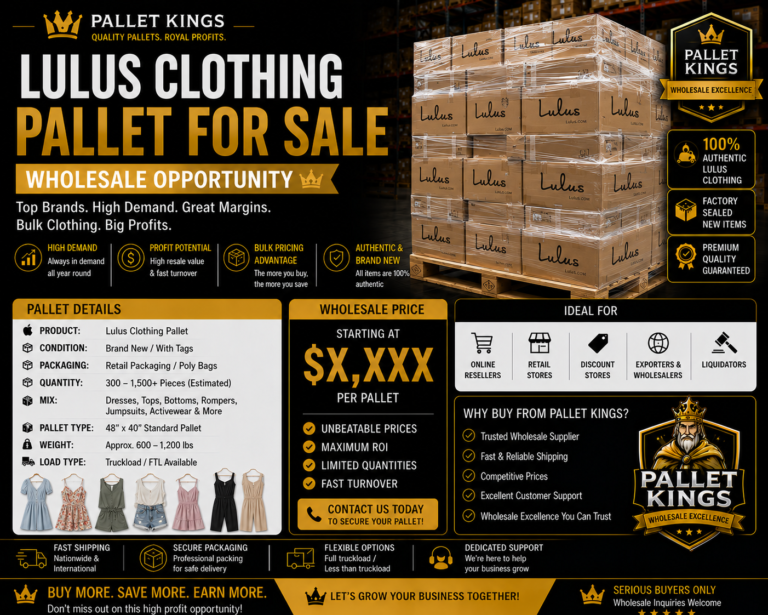 Lulus Clothing Pallet Wholesale