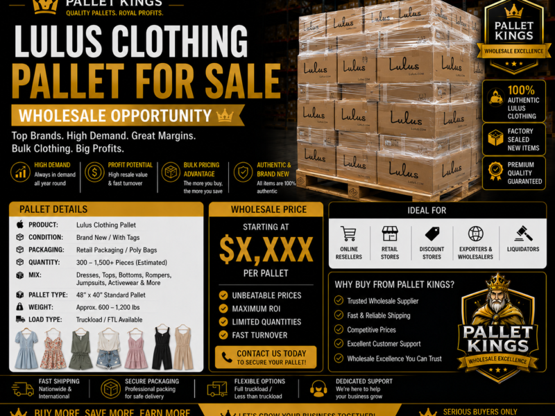 Lulus Clothing Pallet Wholesale