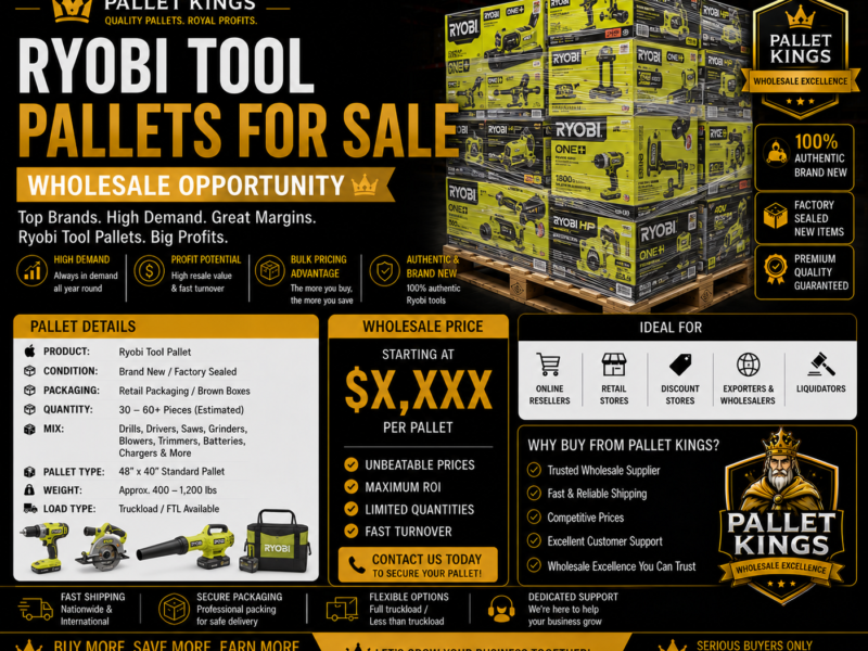 Ryobi Tool Pallets For Sale Wholesale