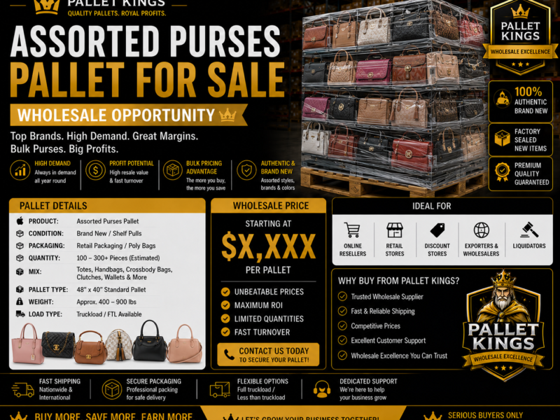 Assorted Purses Pallet For Sale Wholesale