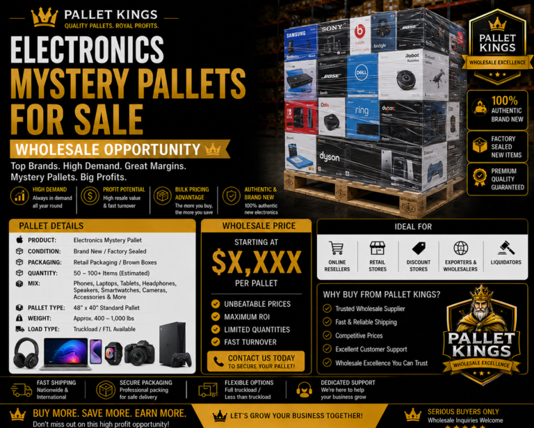 Electronics Mystery Pallets Wholesale