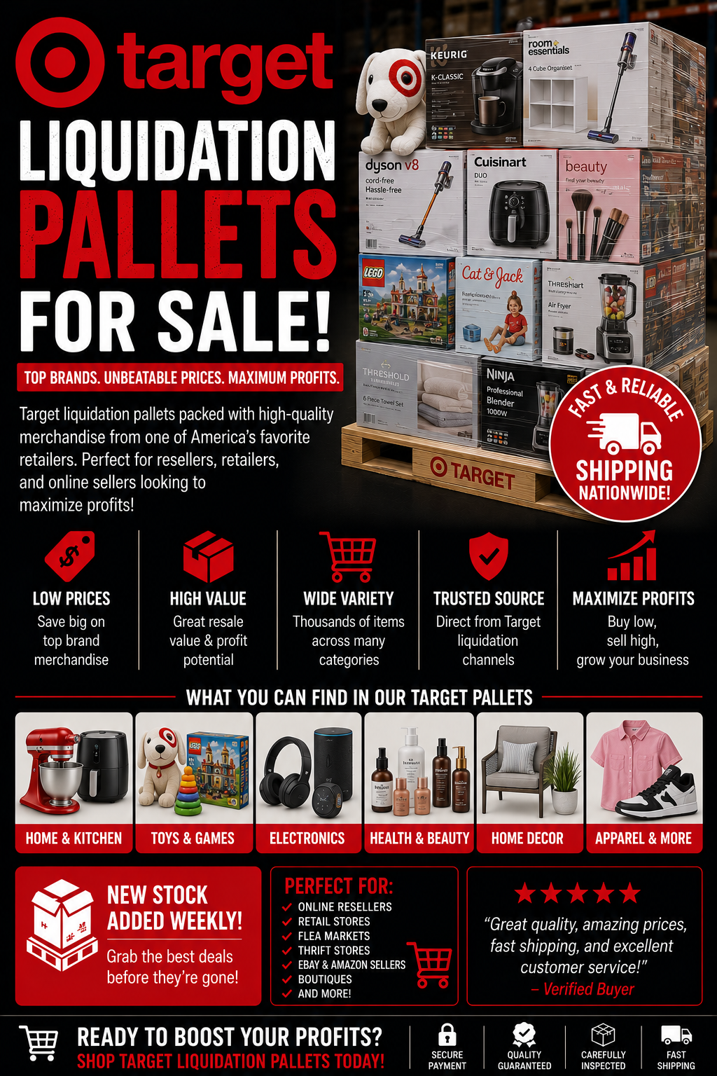 Target Liquidation Pallets: 7 Best Wholesale Deals in 2026