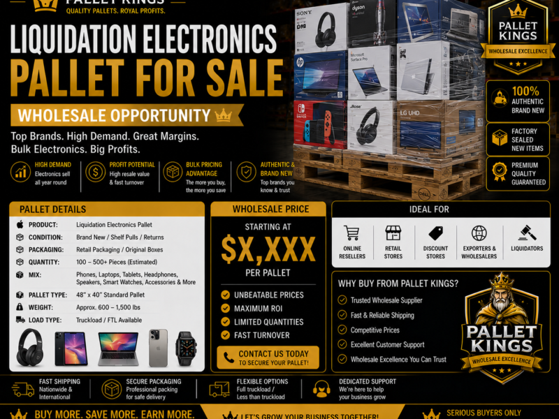 Liquidation Electronics Pallet Wholesale