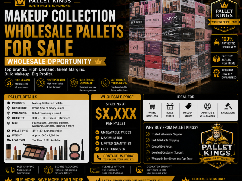 Makeup Collection Wholesale Pallets Wholesale