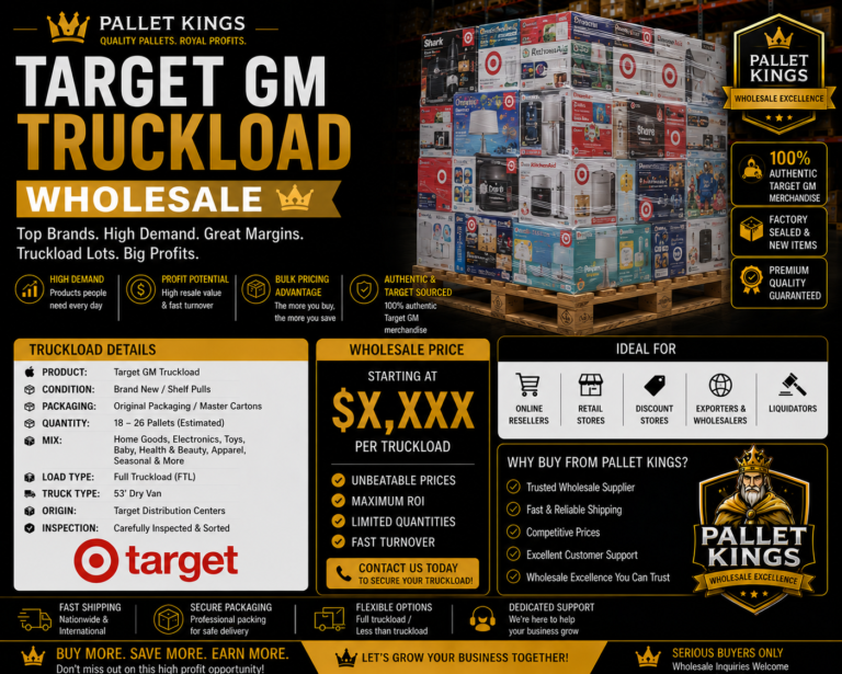 Tgt Gm Truckloads Wholesale Pallet Wholesale