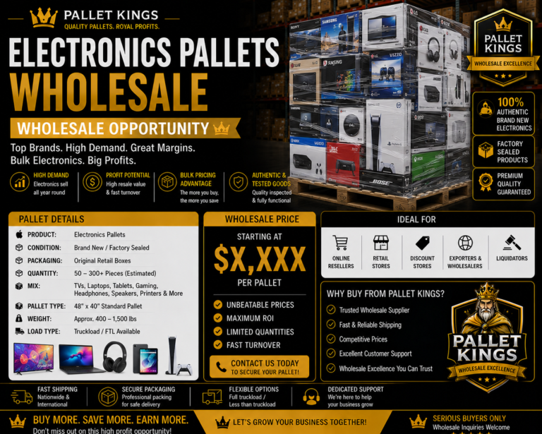 Electronics Pallets Wholesale