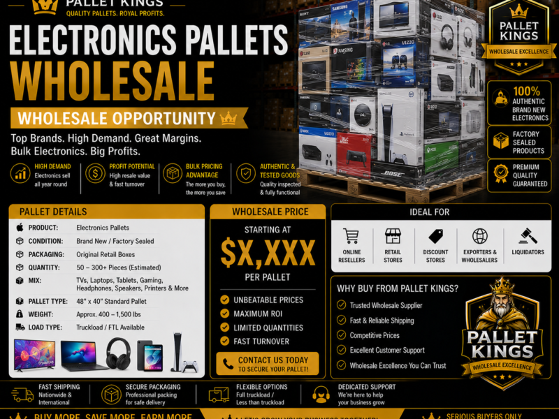 Electronics Pallets Wholesale