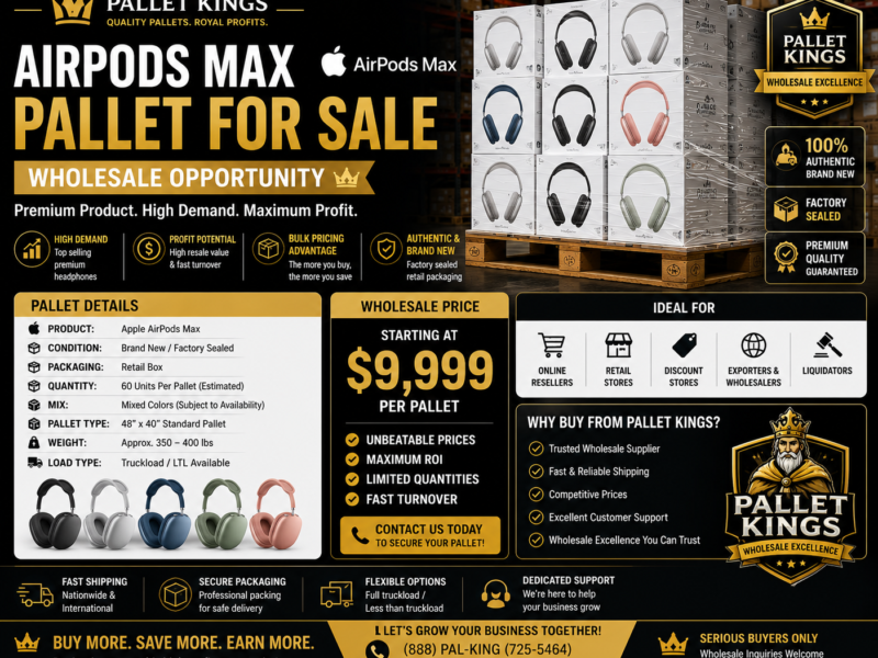 Airpods Max Pallet For Sale β Wholesale