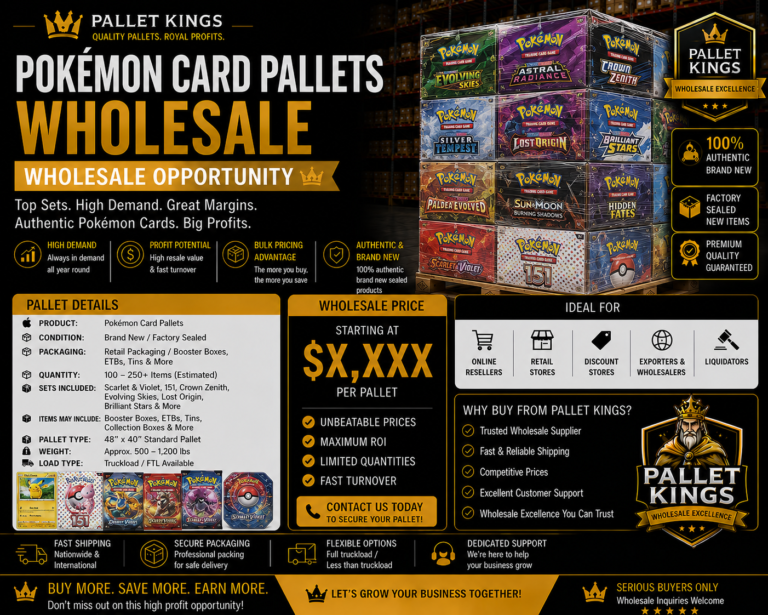 Pokemon Card Pallets Wholesale