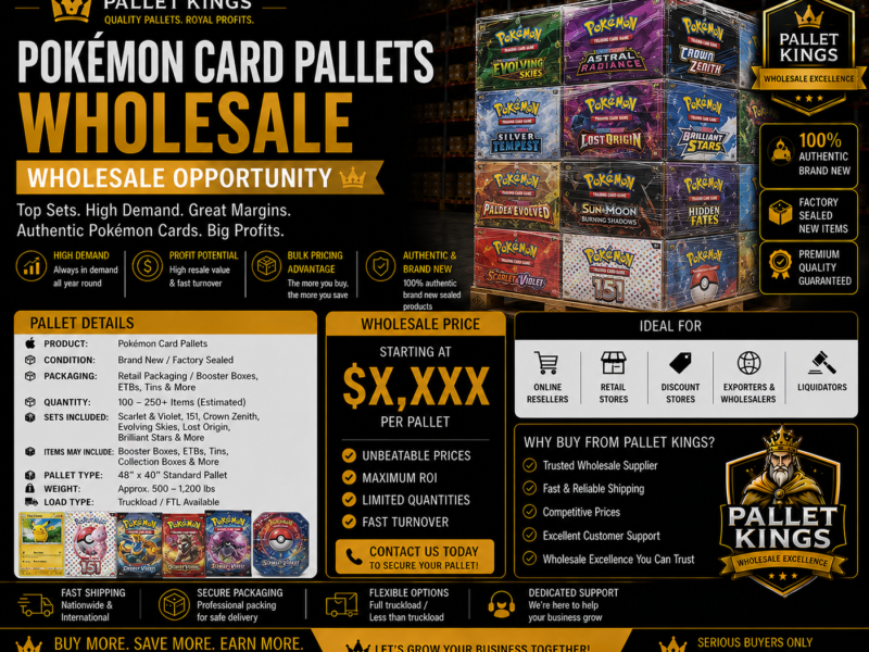 Pokemon Card Pallets Wholesale