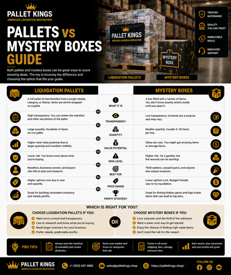 Pallets Vs Mystery Boxes Guide