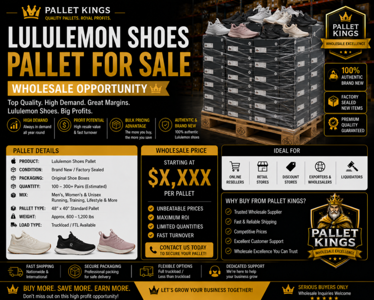Lululemon Shoes Pallet Wholesale