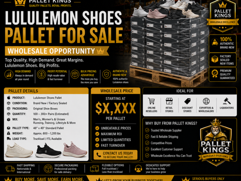 Lululemon Shoes Pallet Wholesale