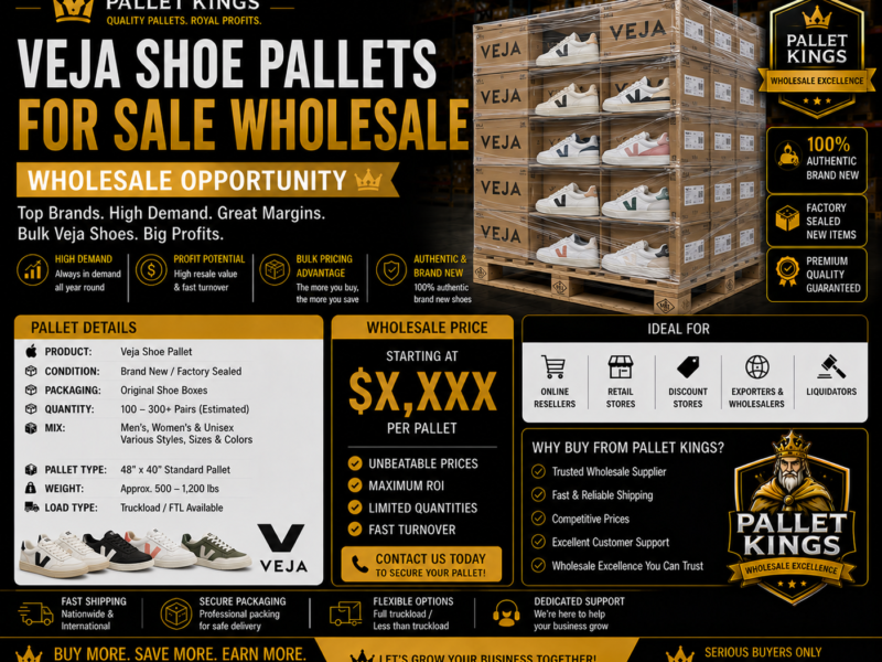 Veja Shoe Pallets For Sale β Wholesale