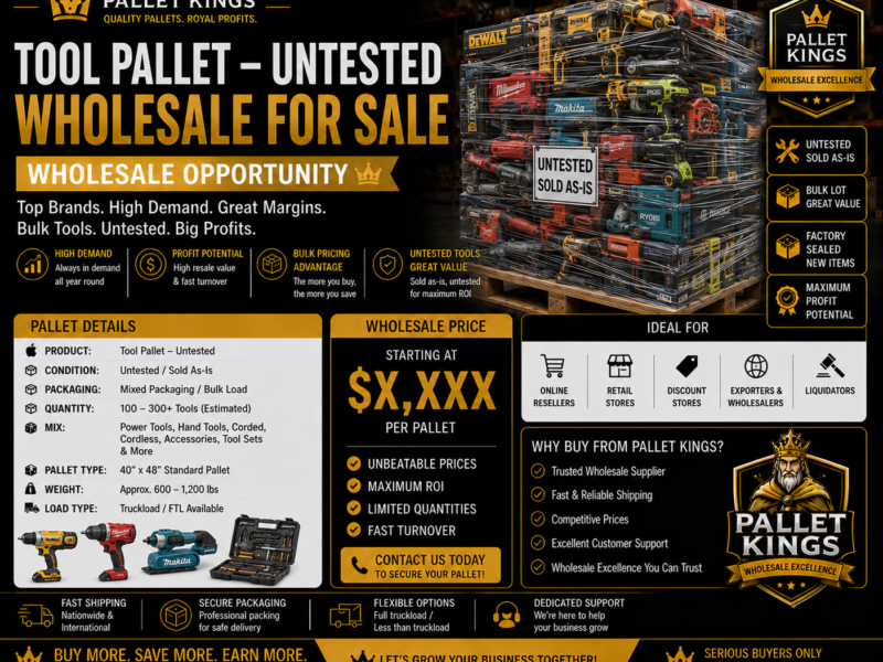 Tool Pallet As Is Untested Wholesale