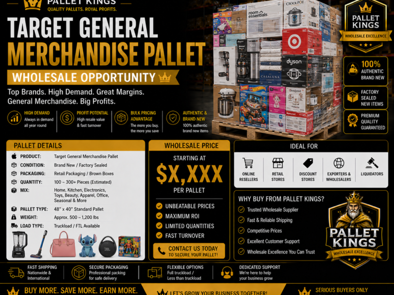 Target Gm Pallet For Sale — Wholesale