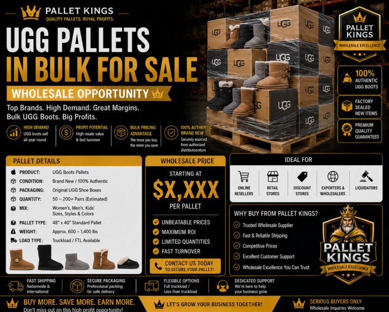 Ugg Pallets In Bulk For Sale — Wholesale