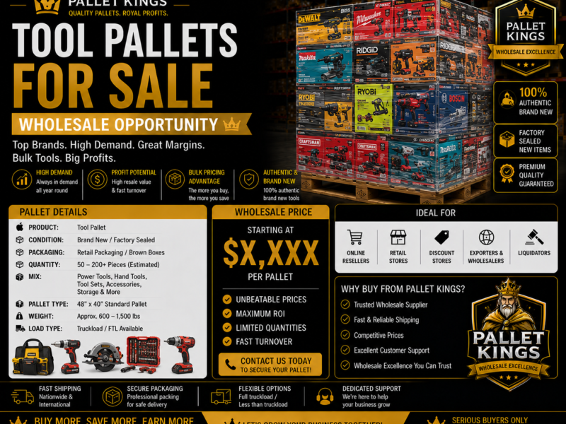 Tool Pallets For Sale Wholesale
