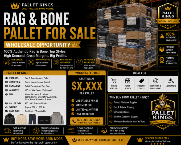 Rag And Bone Pallet For Sale — Wholesale