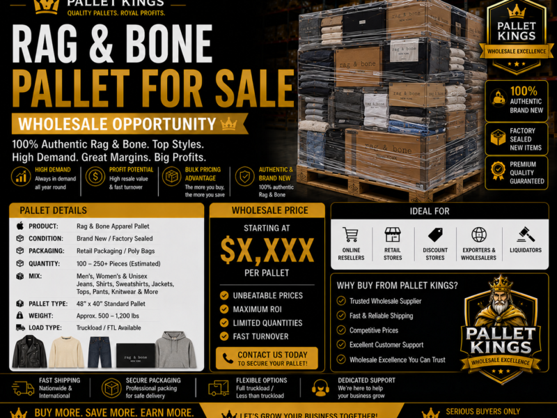 Rag And Bone Pallet For Sale β Wholesale
