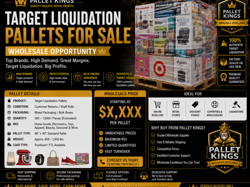 Target Liquidation Pallets Wholesale