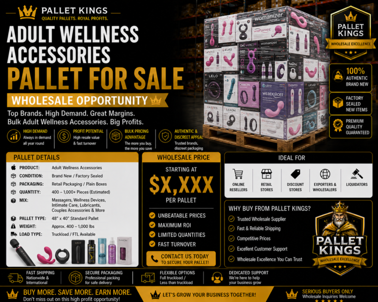 Sex Toys Pallet For Sale — Wholesale