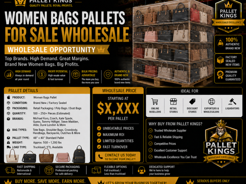 Women Bags Pallets For Sale β Wholesale
