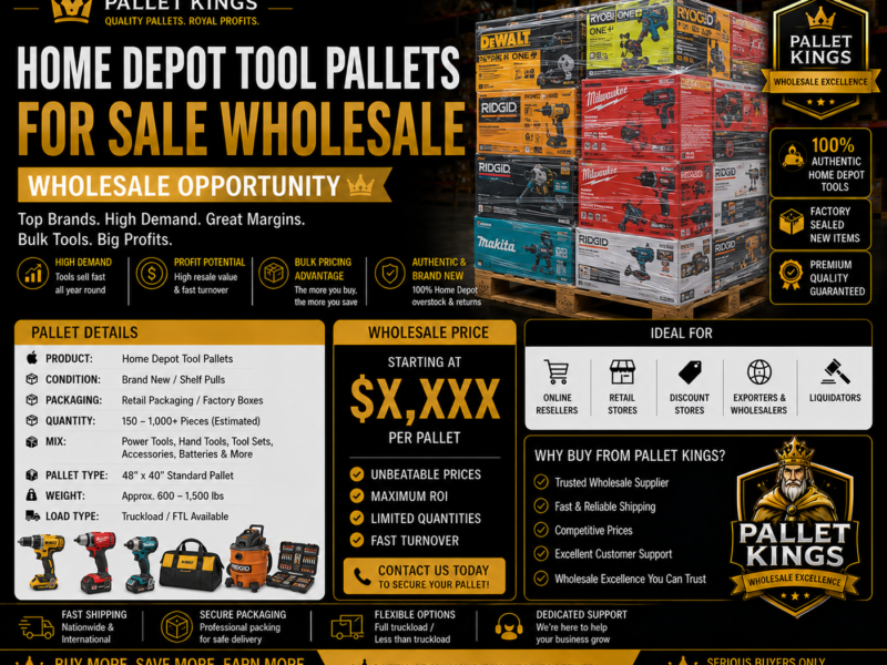 Home Depot Tool Pallets Wholesale
