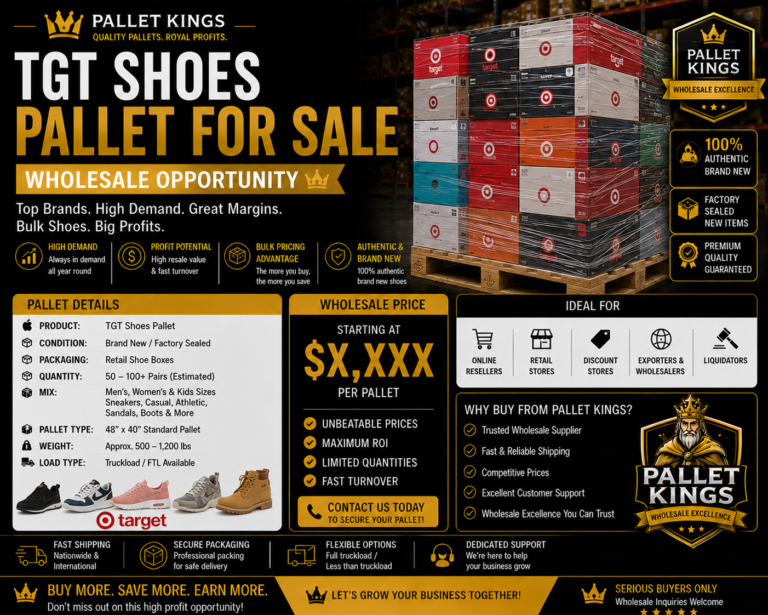 Tgt Shoes Pallet For Sale — Wholesale