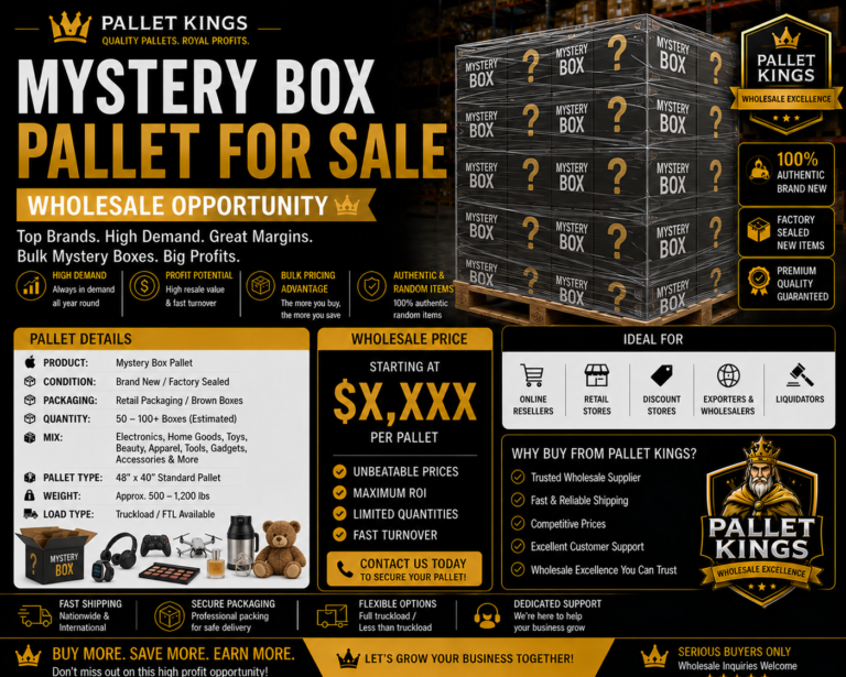 Mystery Box For Sale Pallet Wholesale