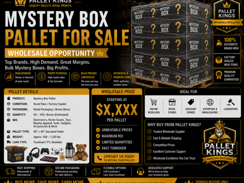 Mystery Box For Sale Pallet Wholesale