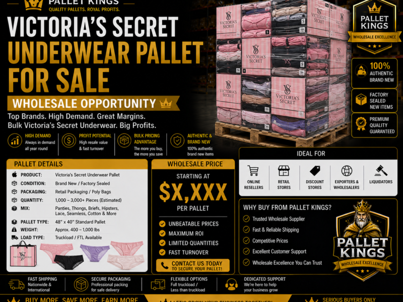 Victoria Secret Underwear Pallet Wholesale