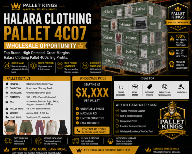 Halara Clothing Pallet 4C07 Wholesale