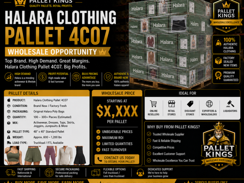 Halara Clothing Pallet 4C07 Wholesale