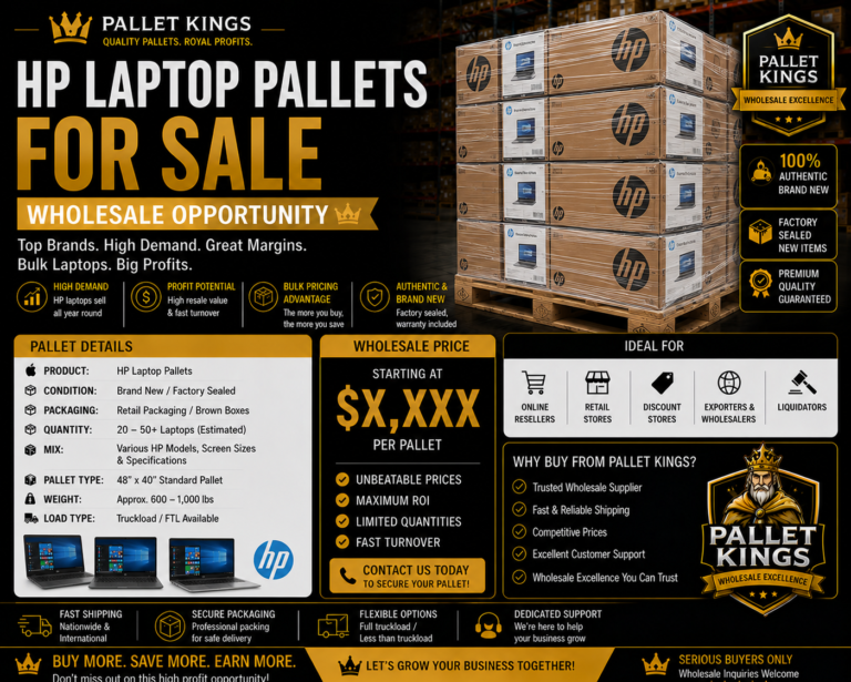 Hp Laptop Pallets For Sale — Wholesale