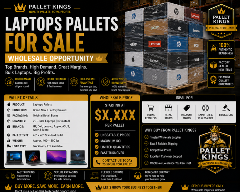 Laptops Pallets For Sale — Wholesale
