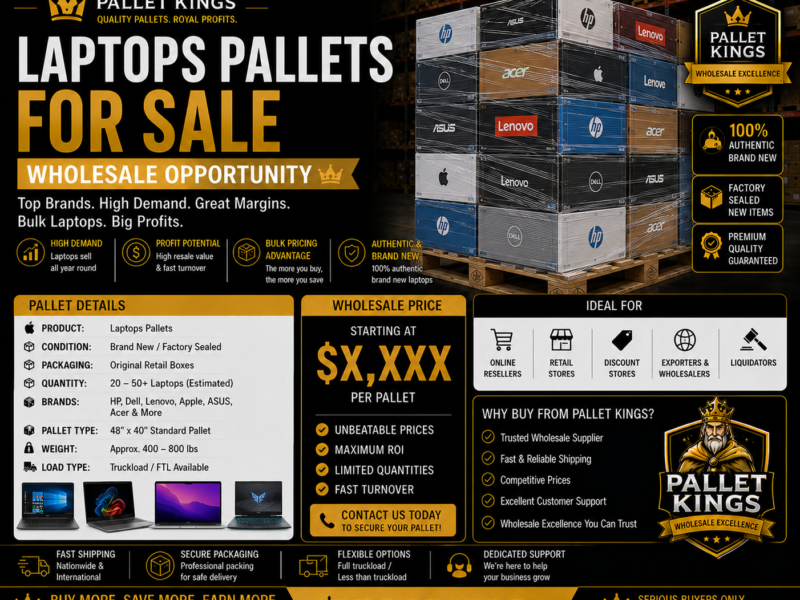 Laptops Pallets For Sale β Wholesale
