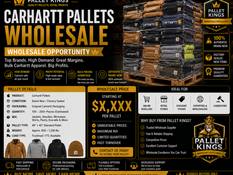 Carhartt Pallets Wholesale