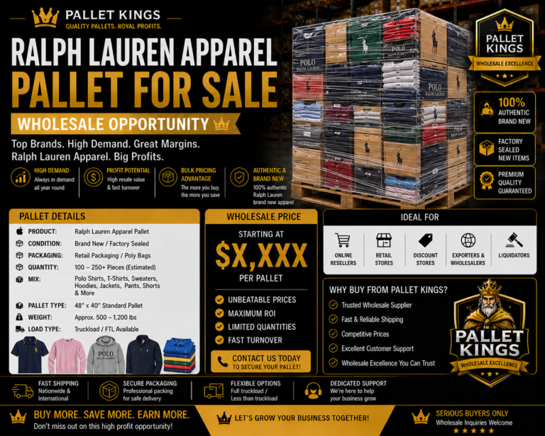 Ralph Lauren Apparel Pallet For Sale Wholesale
