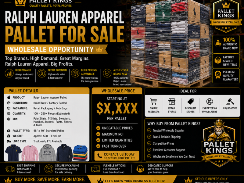 Ralph Lauren Apparel Pallet For Sale Wholesale