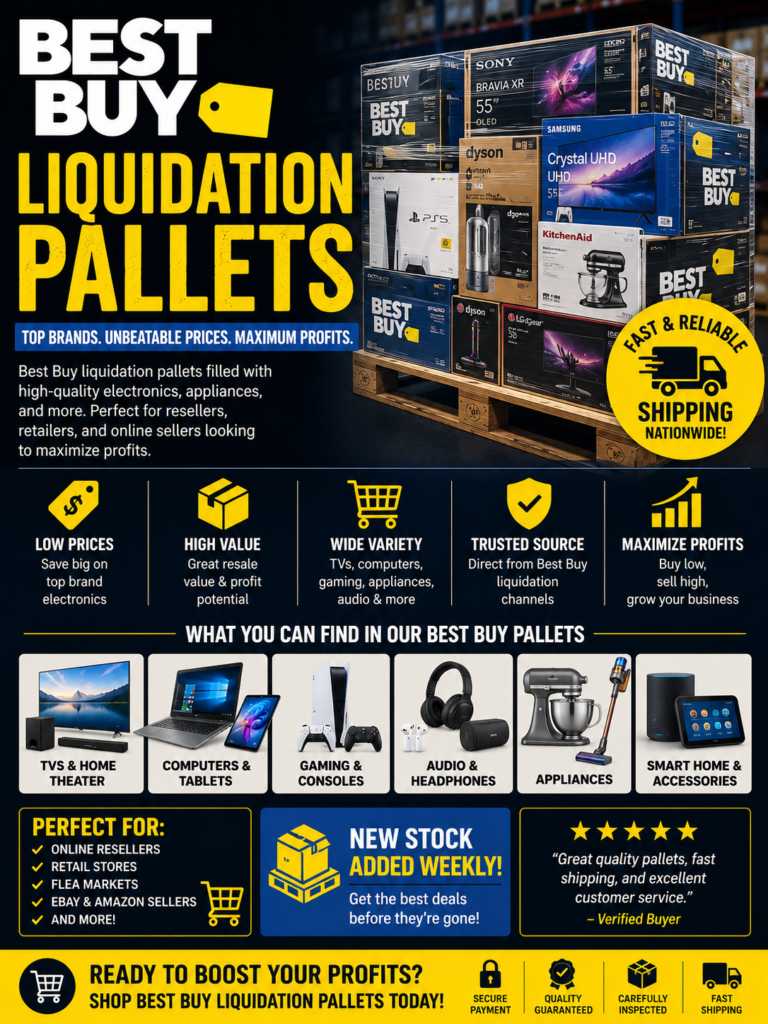 Best Buy Liquidation Pallets