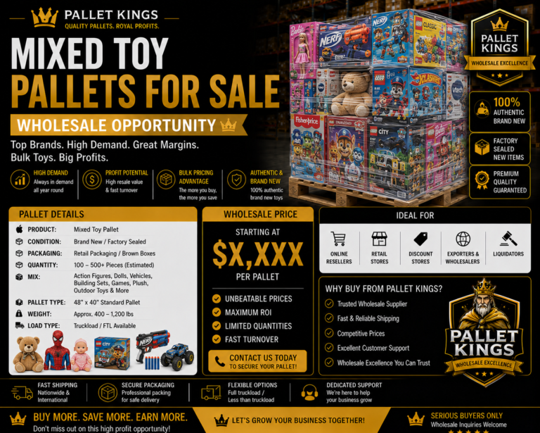 Mixed Toy Pallets For Sale Wholesale