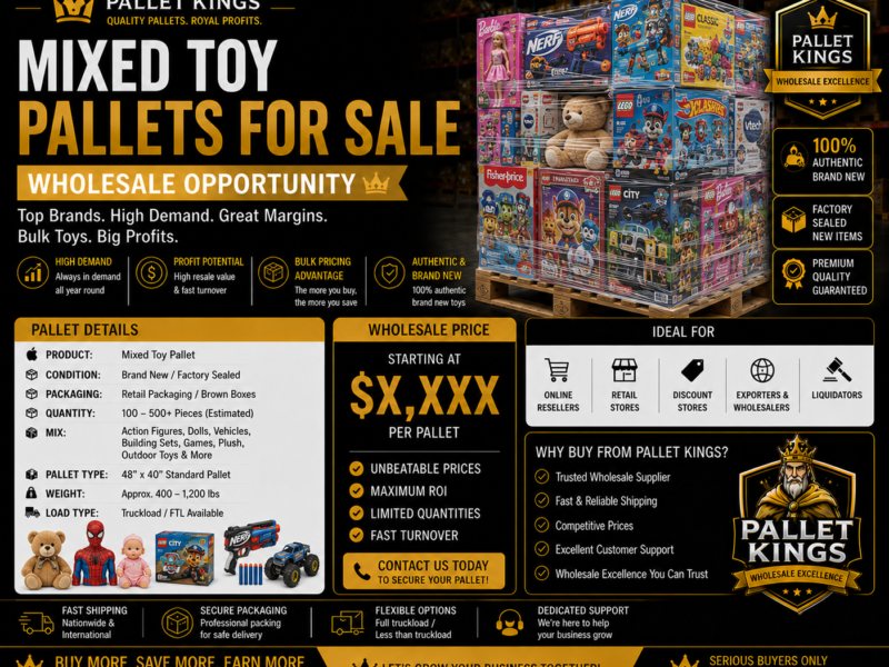 Mixed Toy Pallets For Sale Wholesale