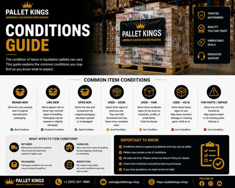 Conditions Guide For Pallet Buyers