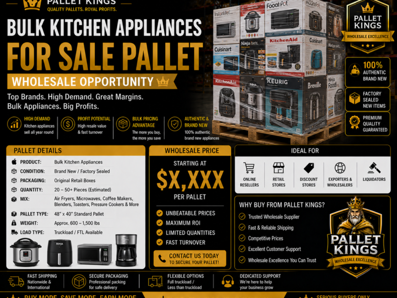 Bulk Kitchen Appliances For Sale Pallet Wholesale