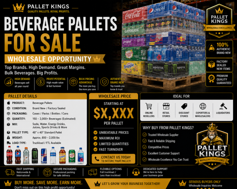 Beverage Pallets For Sale Wholesale